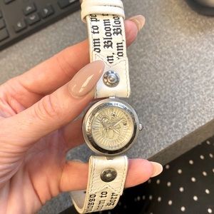 L.A.M.B. black/white Bloom To Perish watch